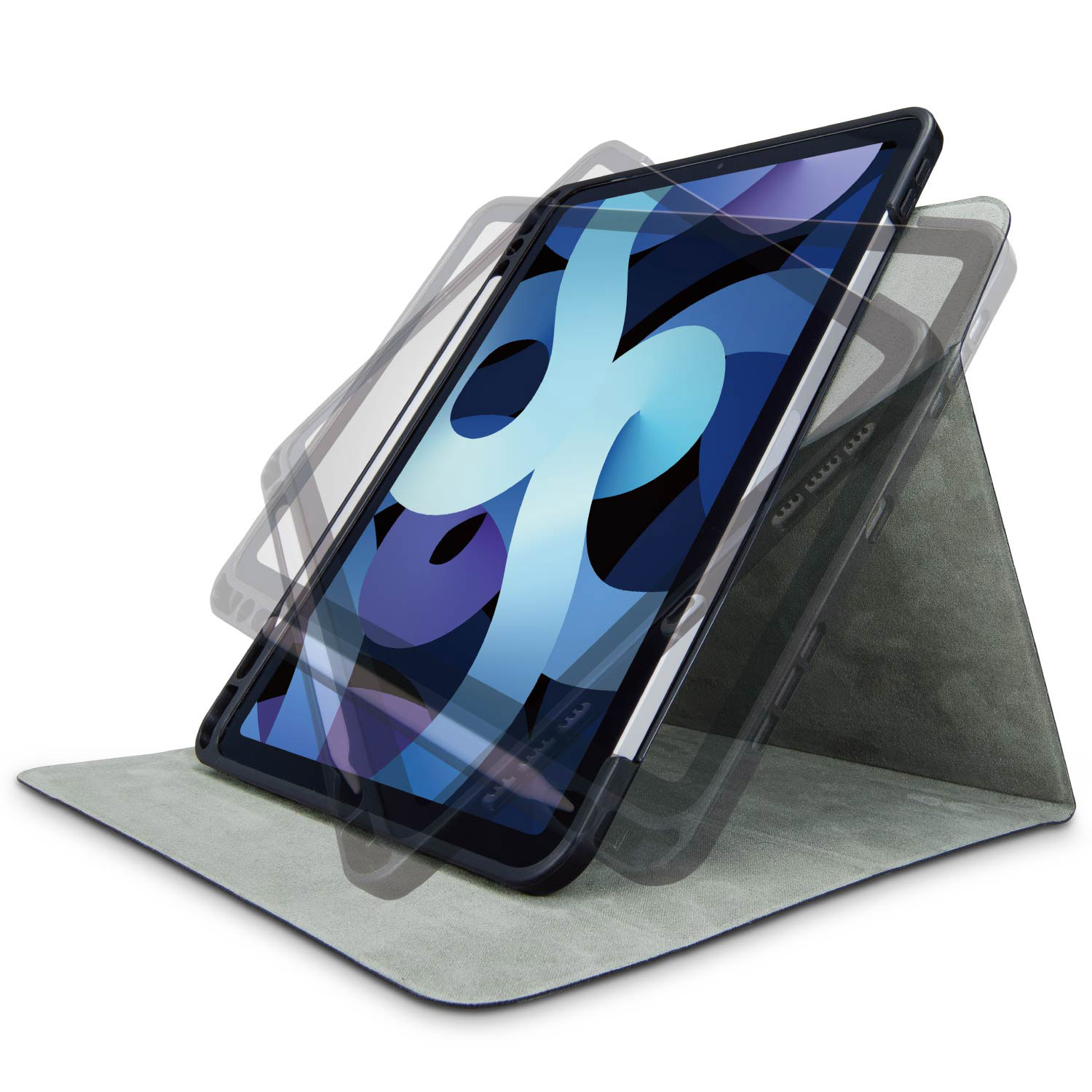 10.9インチ iPad Air（第4世代）用 フラップケース 360度回転/Pencil収納/スリープ対応 ブラック  TB-A20MSA360BK｜の通販はソフマップ[sofmap]