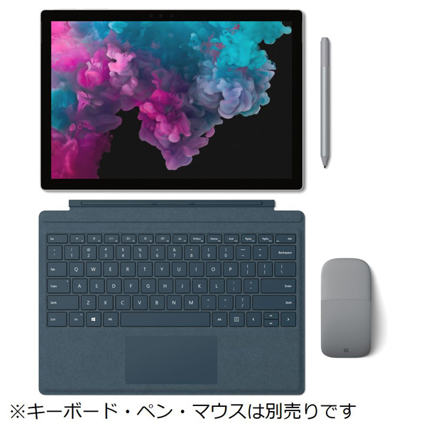 PC/タブレット タブレット 【在庫限り】 Windowsタブレット Surface Pro 6（サーフェスプロ6） プラチナ KJW-00017 ［12.3型  /Windows10 Home /intel Core i7 /Office HomeandBusiness /メモリ：16GB /SSD：1TB  