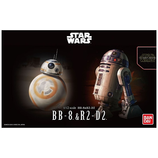 1/12 スター・ウォーズ BB-8 ＆ R2-D2 プラスチックキット