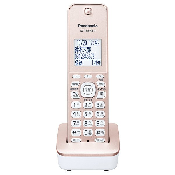 VE-GZ51DL 電話機 RU・RU・RU（ル・ル・ル） ピンクゴールド [子機1台 /コードレス]