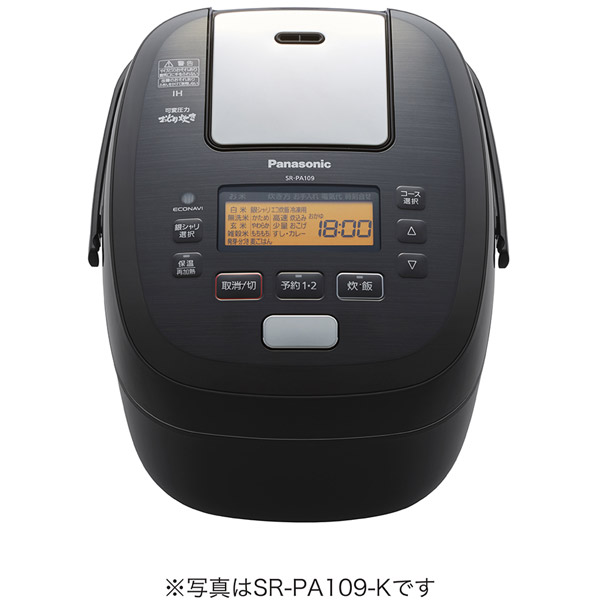 SR-PA109-K 炊飯器 可変圧力IHおどり炊き ブラック｜の通販はソフマップ[sofmap]