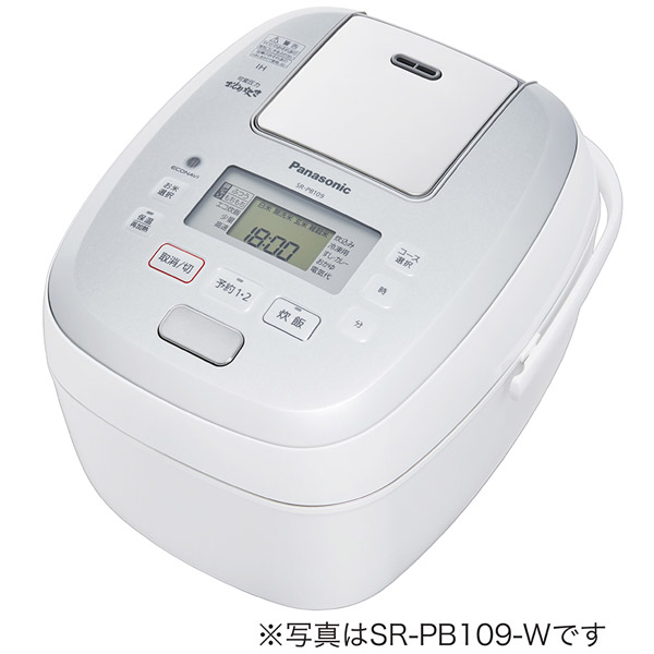 SR-PB109-W 炊飯器 可変圧力IHおどり炊き ホワイト｜の通販は