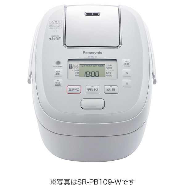SR-PB189-W 炊飯器 可変圧力IHおどり炊き ホワイト [1升 /圧力IH]｜の通販はソフマップ[sofmap]