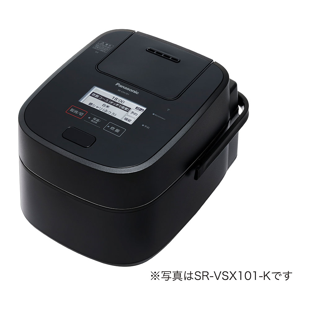炊飯器 おどり炊き ブラック SR-VSX101-K ［5.5合 /圧力IH］