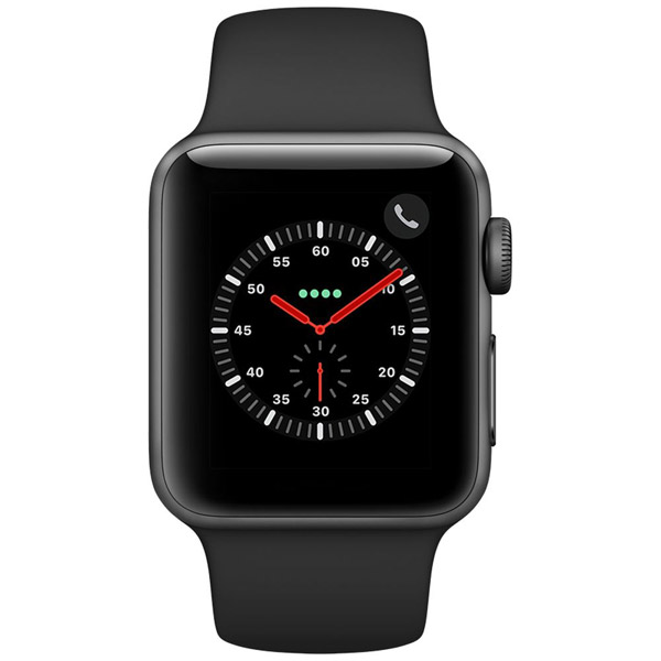 Apple Watch Series 3（GPS Cellularモデル）- 38mmスペースグレイアルミニウムケースとブラックスポーツバンド  MTGP2J/A｜の通販はソフマップ[sofmap]