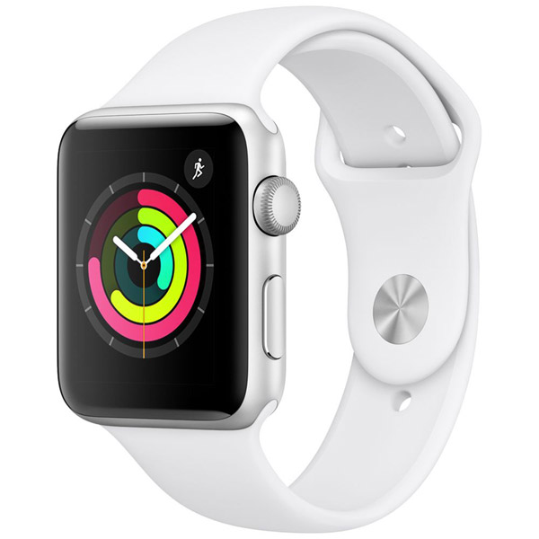 スマートフォン/携帯電話 その他 Apple Watch Series 3（GPSモデル）- 42mmシルバーアルミニウムケース 