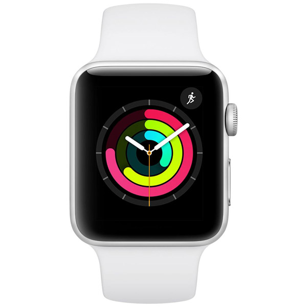 スマートフォン/携帯電話 その他 Apple Watch Series 3（GPSモデル）- 42mmシルバーアルミニウムケースとホワイトスポーツバンド MTF22J/A