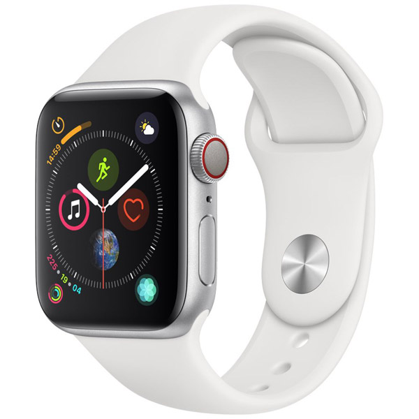 Apple Watch Series 4（GPS + Cellularモデル）- 40mm シルバー ...