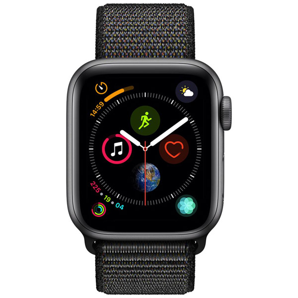 【在庫限り】 Apple Watch Series 4（GPS + Cellularモデル）- 40mm  スペースグレイアルミニウムケースとブラックスポーツループ MTVF2J/A