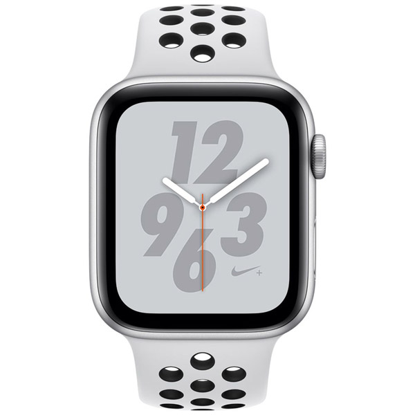 Apple Watch Nike+ Series 4（GPS + Cellularモデル）- 44mm シルバーアルミニウム ケースとピュアプラチナム/ブラックNikeスポーツバンド MTXK2J/A｜の通販はソフマップ[sofmap]