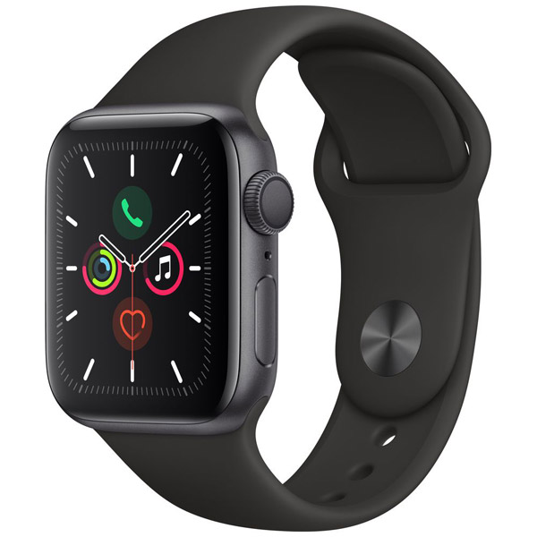 Apple Watch Series 5（GPSモデル）- 40mm スペースグレイアルミニウムケースとスポーツバンド ブラック S/M   M/L MWV82J/A｜の通販はソフマップ[sofmap]