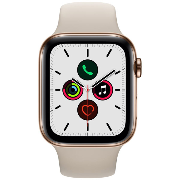 Apple Watch Series 5（GPS + Cellularモデル）- 44mm ゴールドステンレススチールケースとスポーツバンド ストーン  - S/M u0026 M/L MWWH2J/A｜の通販はソフマップ[sofmap]