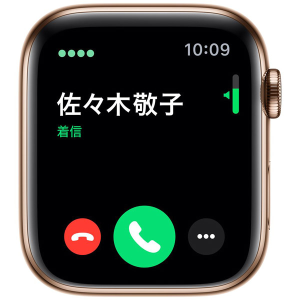 Apple Watch Series 5（GPS + Cellularモデル）- 44mm ゴールドステンレススチールケースとスポーツバンド ストーン  - S/M & M/L MWWH2J/A