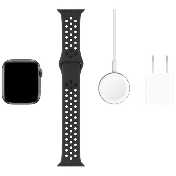 Apple Watch Nike Series 5（GPS Cellularモデル）- 44mm スペースグレイアルミニウムケースとNikeスポーツバンド  アンスラサイト/ブラック S/M  M/L MX3F2J/A｜の通販はソフマップ[sofmap]