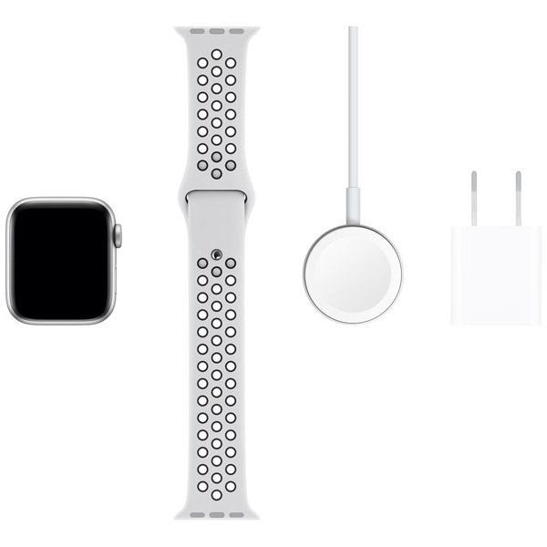 Apple Watch Nike Series 5（GPSモデル）- 40mm シルバーアルミニウム ...