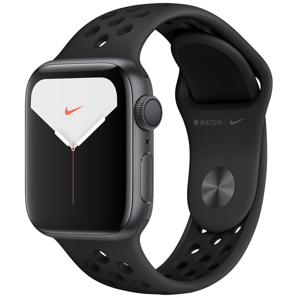 Apple Watch Nike Series 5（GPSモデル）- 40mm スペースグレイアルミニウムケースとNikeスポーツバンド  アンスラサイト/ブラック - S/M u0026 M/L MX3T2J/A｜の通販はソフマップ[sofmap]