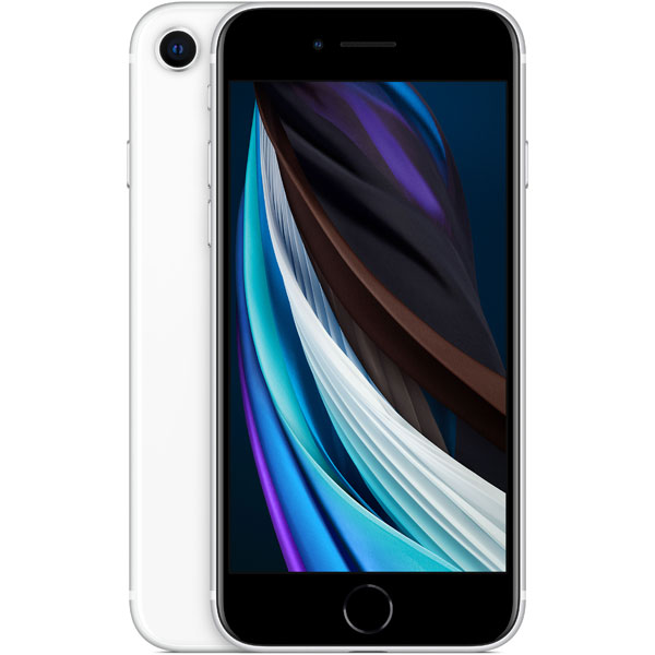 中古】iPhone SE 第2世代 128GB ホワイト MXD12J／A SIMフリー