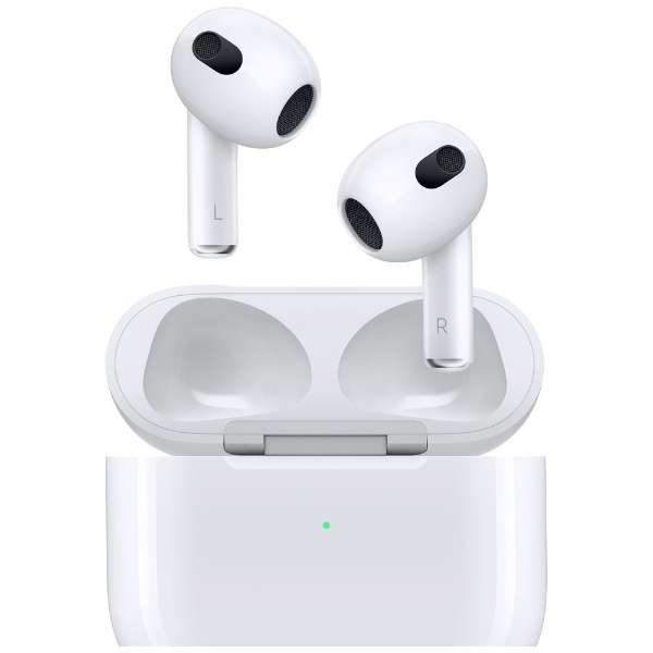 AirPods（第3世代） MME73J/A ［リモコン・マイク対応 /ワイヤレス(左右分離) /Bluetooth］