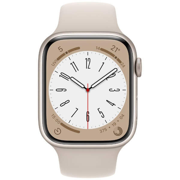 Apple Watch Series 8（GPSモデル）- 45mmスターライトアルミニウム ...
