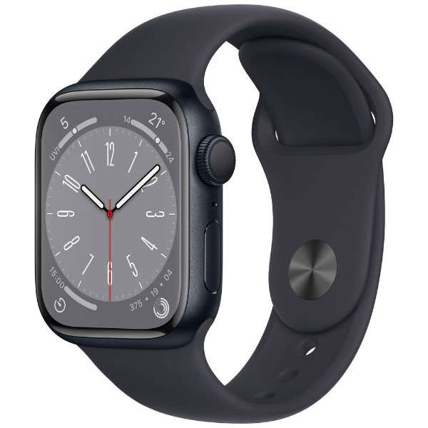 Apple Watch Series 8（GPSモデル）- 41mmミッドナイトアルミニウム