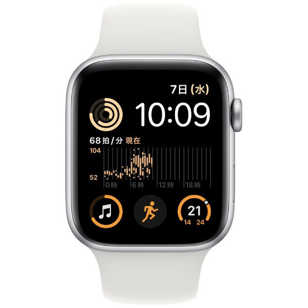 Apple Watch SE（GPSモデル）第2世代- 44mmシルバーアルミニウムケース ...