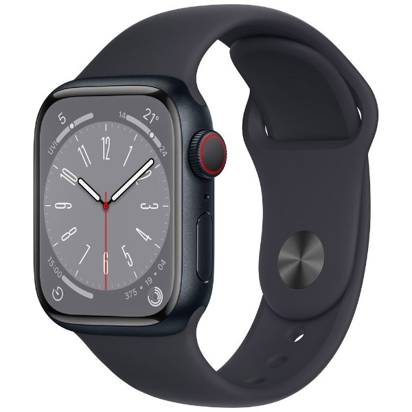 Apple Watch Series 8（GPS + Cellularモデル）- 41mmミッドナイトアルミニウムケースとミッドナイトスポーツバンド  - レギュラー MNHV3J/A｜の通販はソフマップ[sofmap]