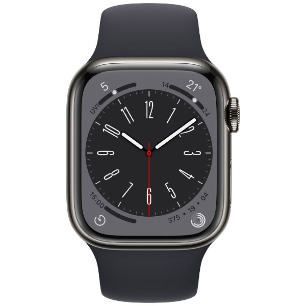 Apple Watch Series 8（GPS + Cellularモデル）- 41mmグラファイト