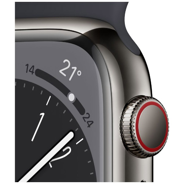 Apple Watch Series 8(GPS + Cellularモデル)- 41mmグラファイト