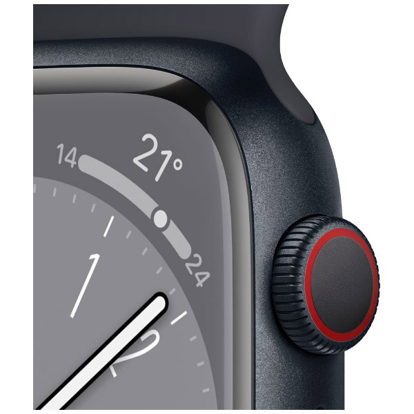 Apple Watch Series 8（GPS + Cellularモデル）- 45mmミッドナイトアルミニウムケースとミッドナイトスポーツバンド  - レギュラー MNK43J/A｜の通販はソフマップ[sofmap]