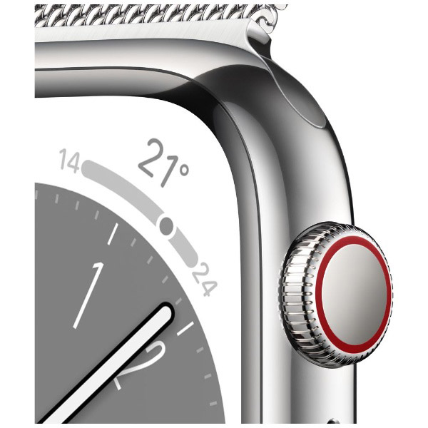 Apple Watch Series 8（GPS Cellularモデル）- 45mmシルバーステンレススチールケースとシルバーミラネーゼループ  MNKJ3J/A｜の通販はソフマップ[sofmap]
