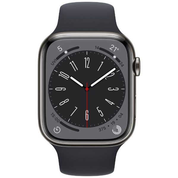 Apple Watch Series 8（GPS + Cellularモデル）- 45mmグラファイト 