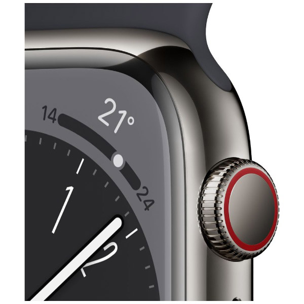 Apple Watch 8 45mm グラファイト ステンレス