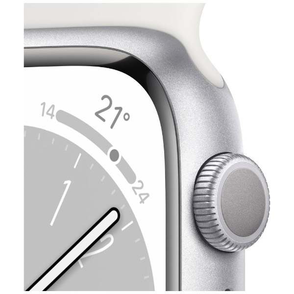 Apple Watch Series 8GPSモデル  mmシルバーアルミニウムケース