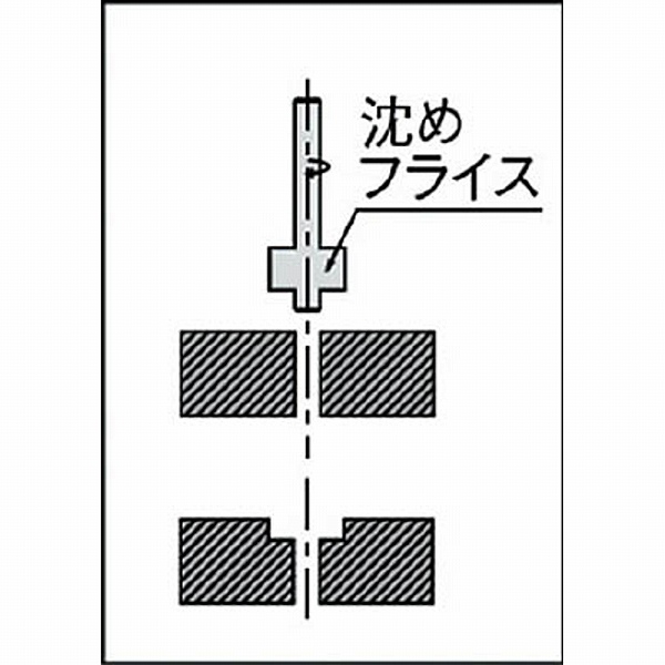 FKD ダブルアングルカッター30°×100×6×25.4 ( WAC-30X100X6X25.4