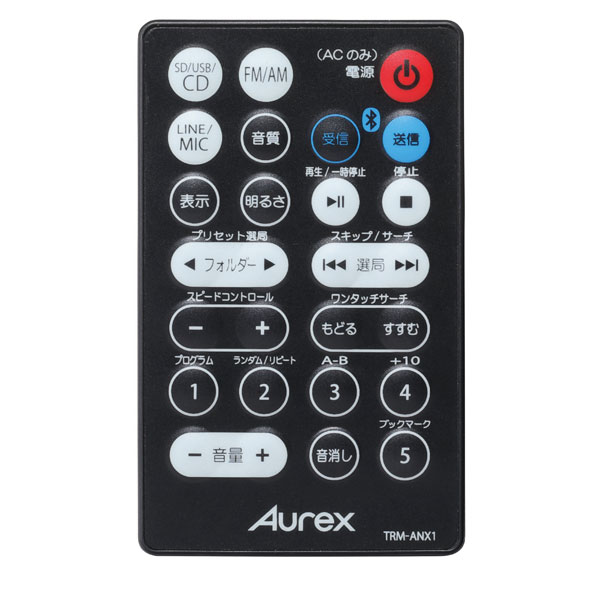 CDラジオ Aurexシリーズ ブラック TY-ANX1(K) ［ワイドFM対応 /Bluetooth対応］｜の通販はソフマップ[sofmap]