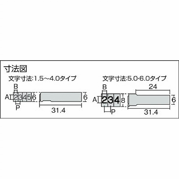 UC-40B-E 浦谷 ハイス組合せ刻印4.0mmバラ 英字E｜の通販はソフマップ