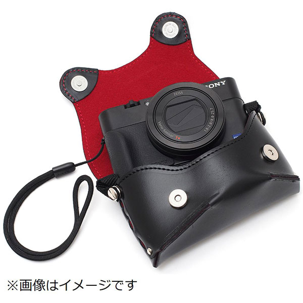 SONY RX100シリーズ対応レザーカメラケース オルフェ01 LCO-01-RD 赤 ...