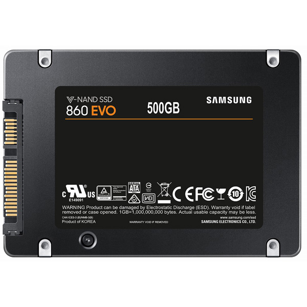 MZ-76E500BIT容量サムスン Samsung SSD 860 EVO 500GB
