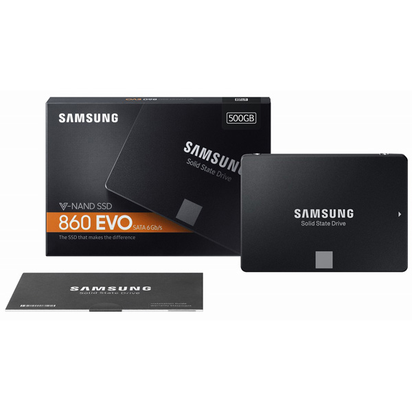 SSD 860 EVO MZ-76E500B/IT (ベーシックキット/SSD/2.5インチ/500GB/SATA)