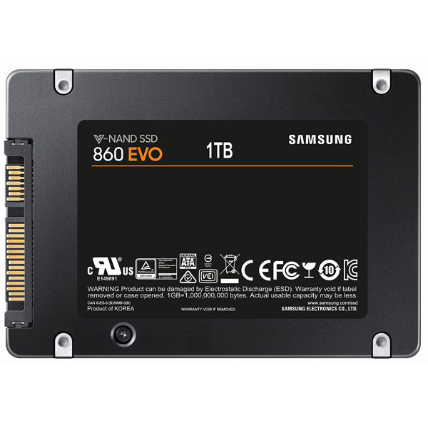 新品 SAMSUNG 860 EVO 1TB SSD MZ-76E1T0B/IT