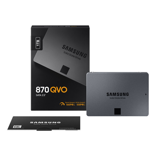 SAMSUNG 1TＢ SSD 870 QVO MZ-77Q1T0B/IT4KBランダム書き込み