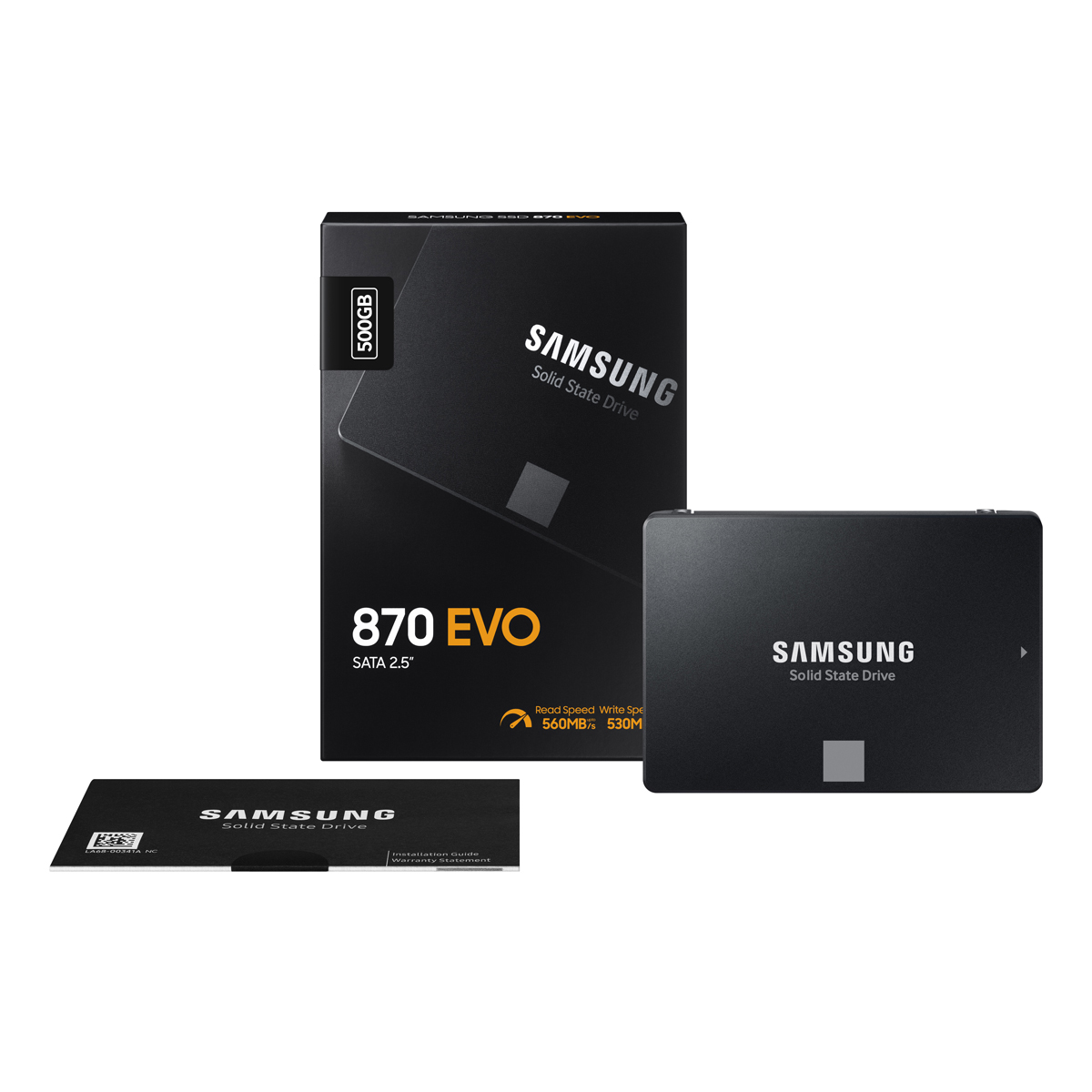 Samsung 860EVO 500GB 2.5インチ SATA SSD