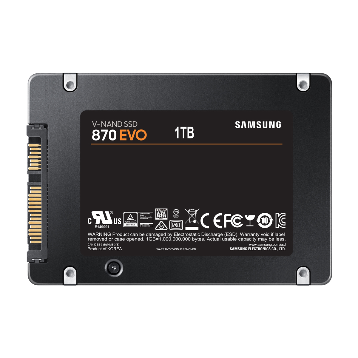 内蔵SSD SATA接続 SSD 870 EVO MZ-77E1T0B/IT ［2.5インチ /1TB］