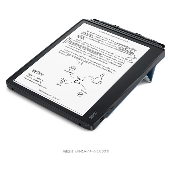 N604-KJ-BK-S-BU 電子書籍リーダー Kobo Elipsa Pack ミッドナイト