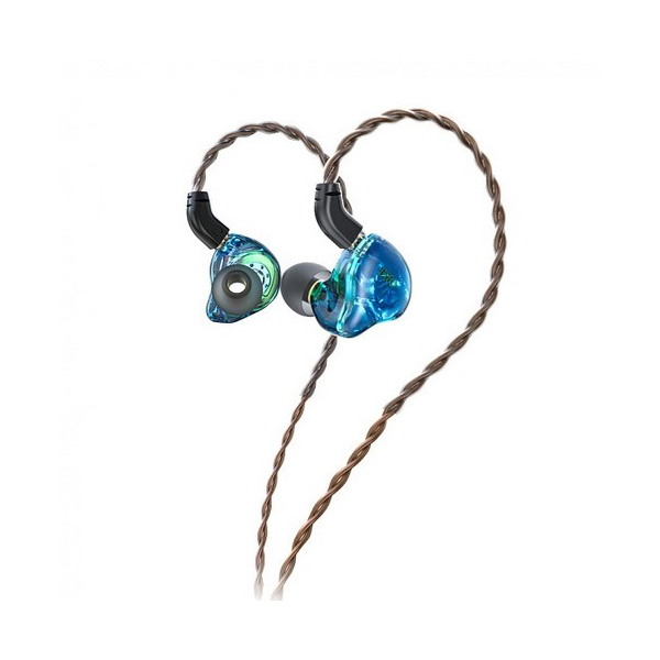 イヤホン カナル型 ブルー FIO-IEM-FD1-L ［φ3.5mm ミニプラグ］