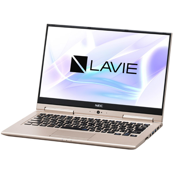 ノートパソコン LAVIE Hybrid ZERO フレアゴールド PC-HZ500LAG ［13.3