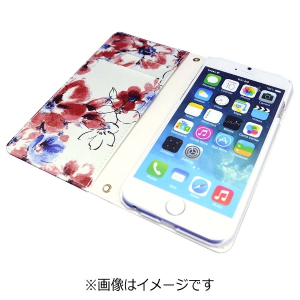 iPhone 6s／6用　手帳型ケース アンジェ ロイヤルパーティー　レッド　ROY-71870_2