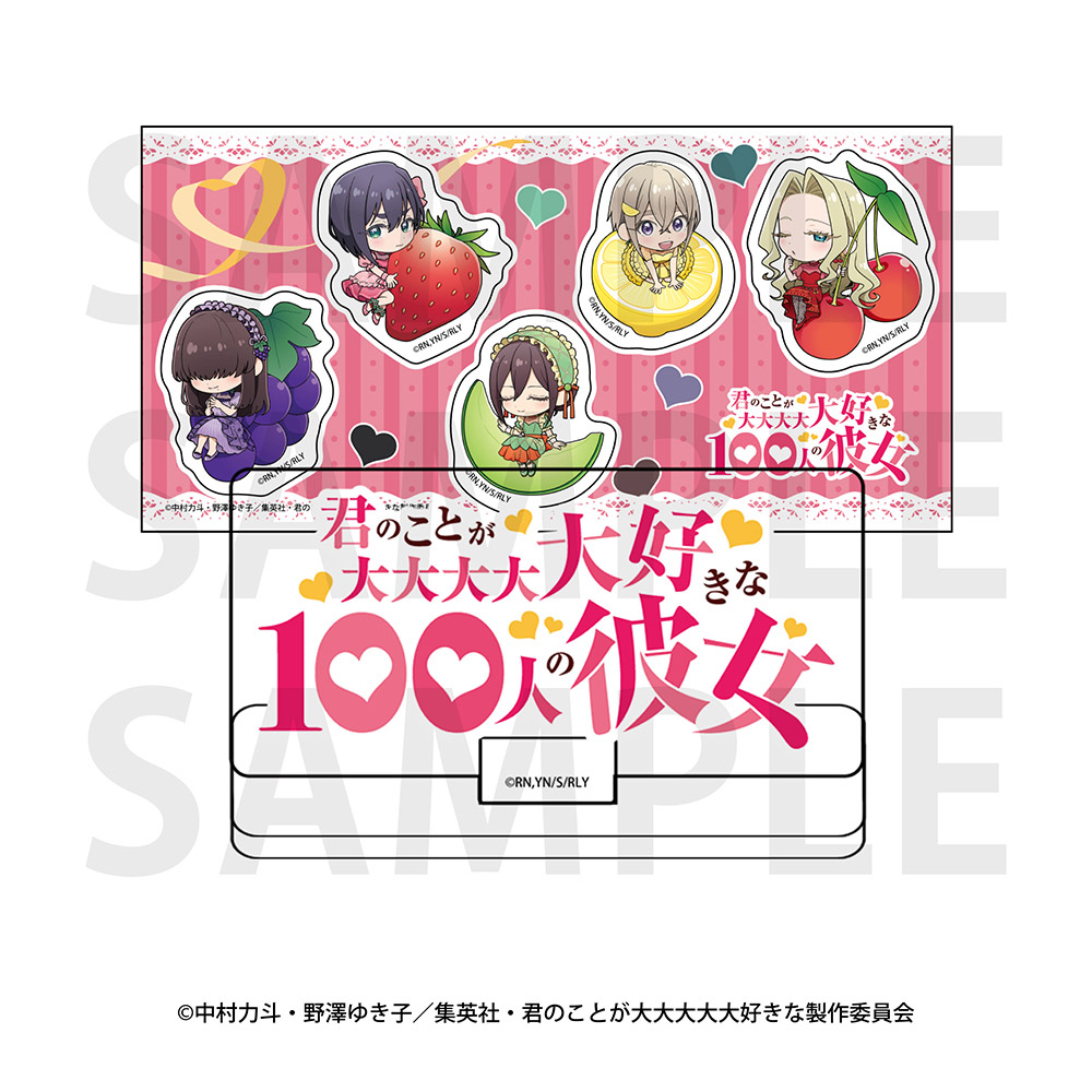 当選品 100カノ アクリルブロック 君のことが大大大大大好きな100人の彼女 君のことが大大大大大好きな100人の彼女」＠TVアニメ第1期&第