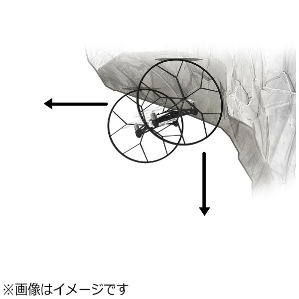 【値下げ】美品/ドローン/Rolling Spider/ローリングスパイダー/赤 スマホ操作で簡単アクロバット！ Parrot「ミニドローン」の衝撃