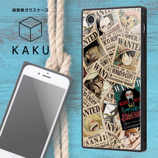 Iphone 8 7 ワンピース 耐衝撃ガラスケース Kaku 手配書 Iq Op7k1b Op001 の通販はソフマップ Sofmap